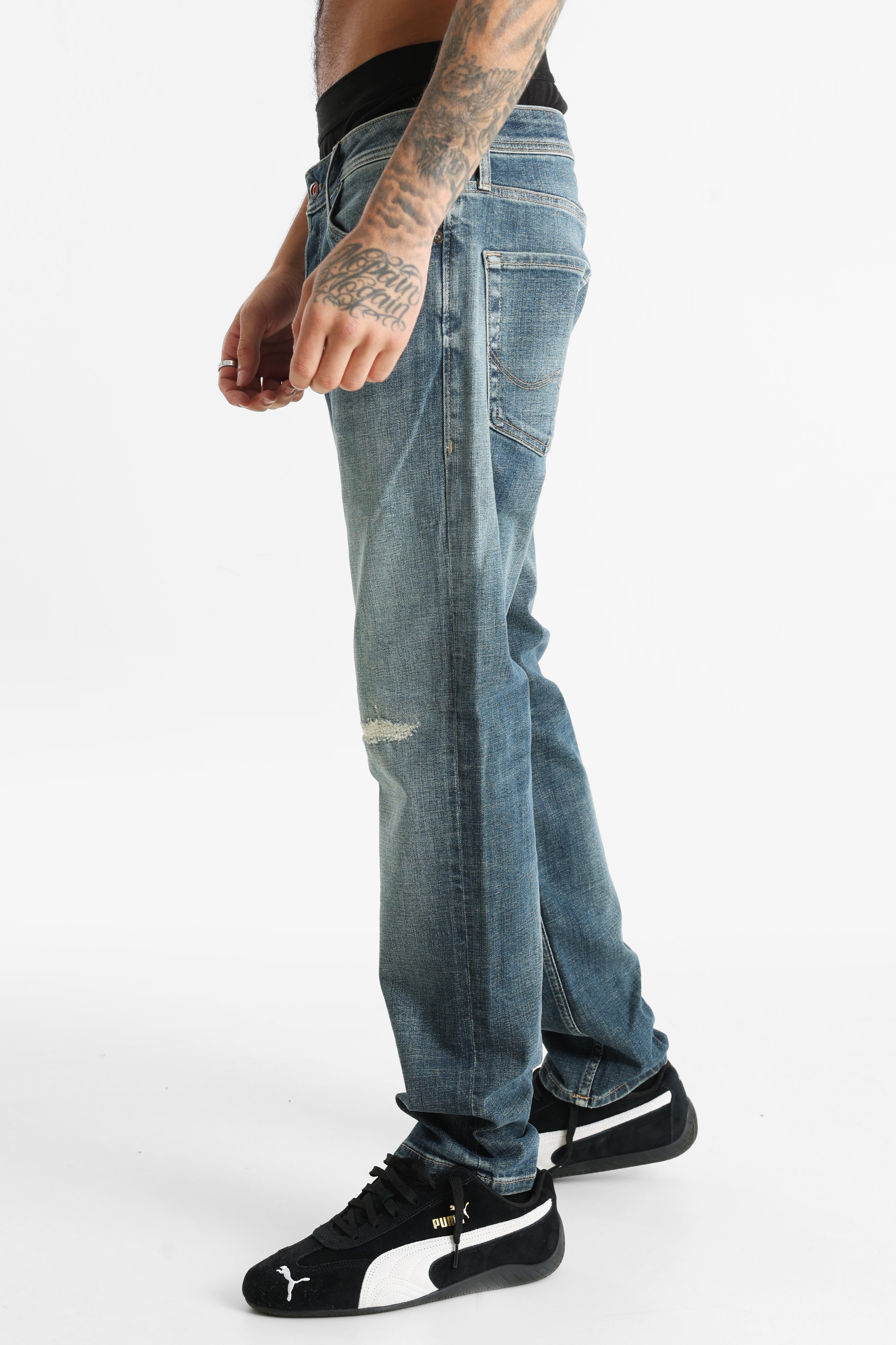 Regular Fit Jeans L32 - Blue Denim