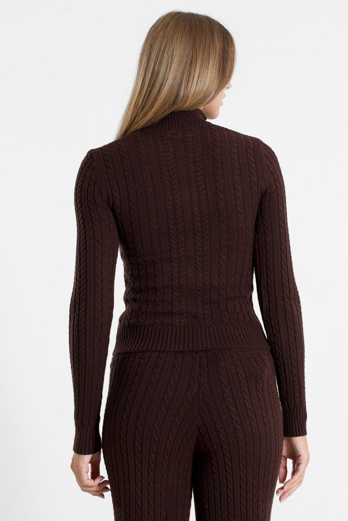 Strickjacke - Dunkelbraun