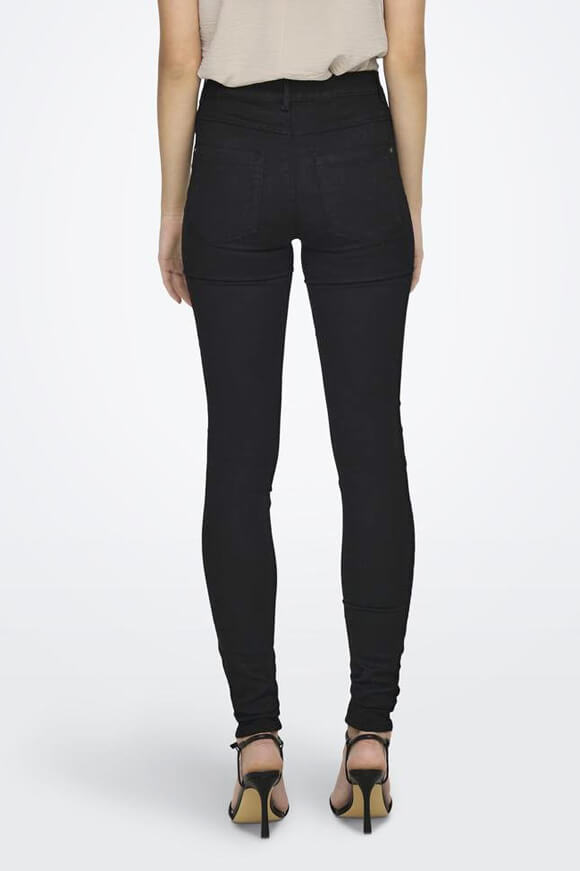High Waist Skinny Fit Jeans L32 - Black
