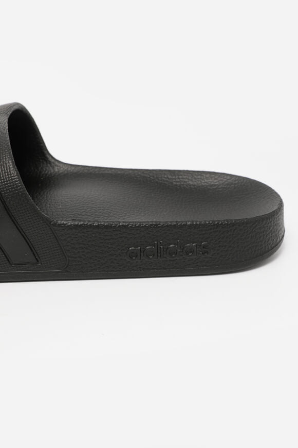 Adilette Aqua Pantoletten - Core Schwarz