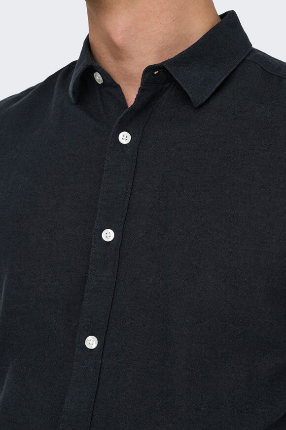 ONSCAIDEN Linen Shirt - Black