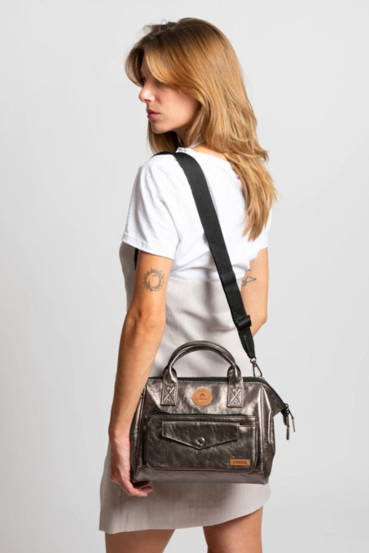 Louisville handbag / shoulder bag - Brown Iridescent