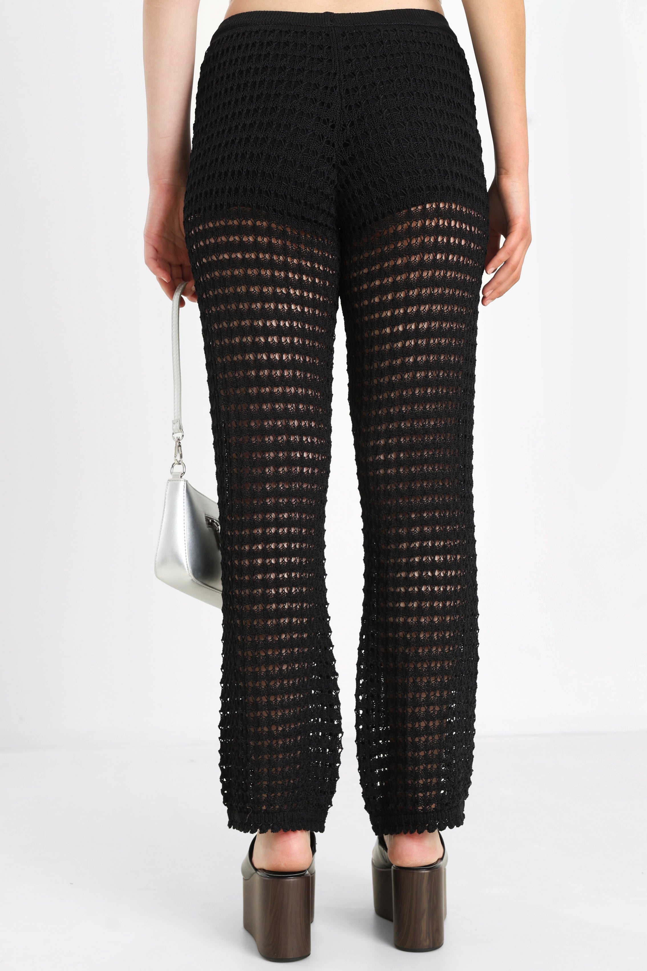 Häkelhose - Schwarz