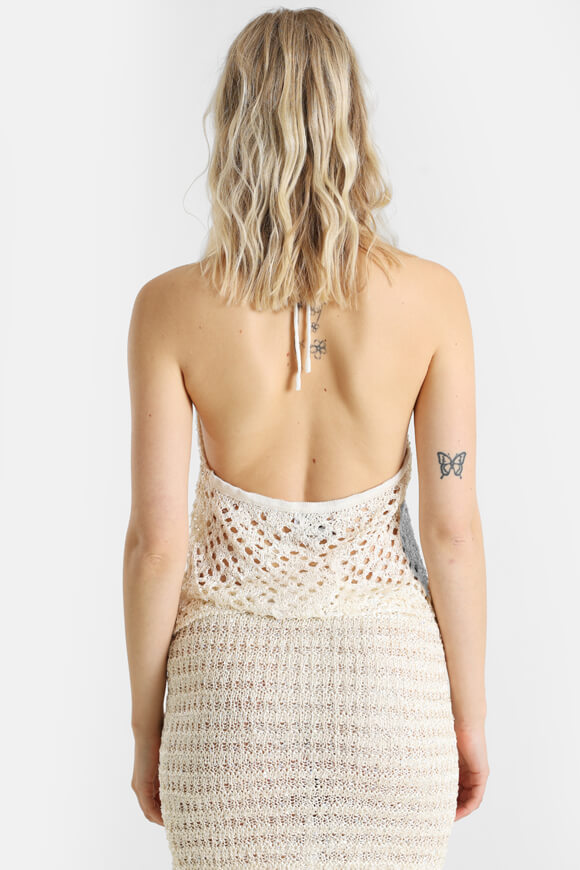 Neckholder Stricktop - Offwhite