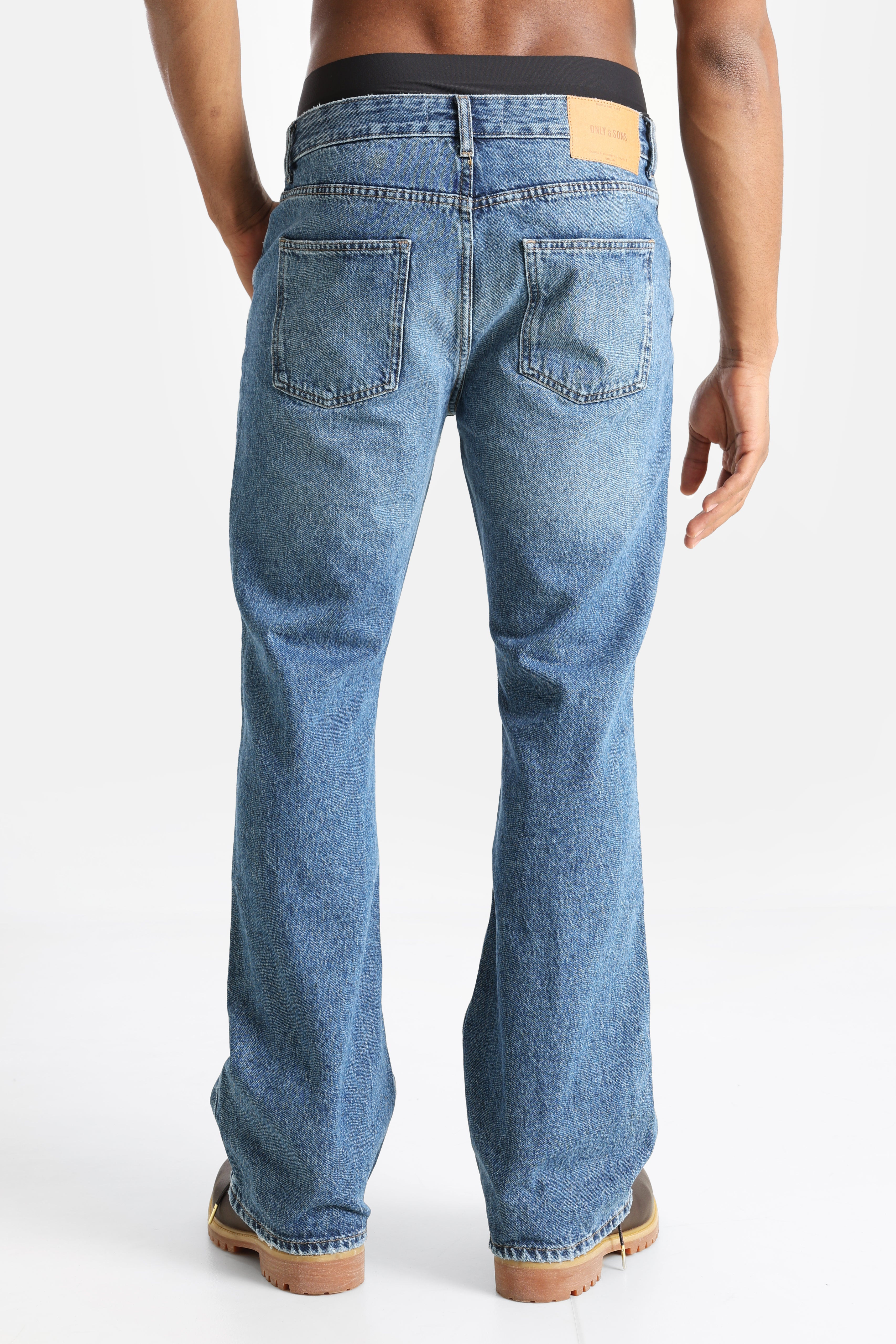 ONSGIBB Bootcut Jeans L32 - Dark Medium Blue