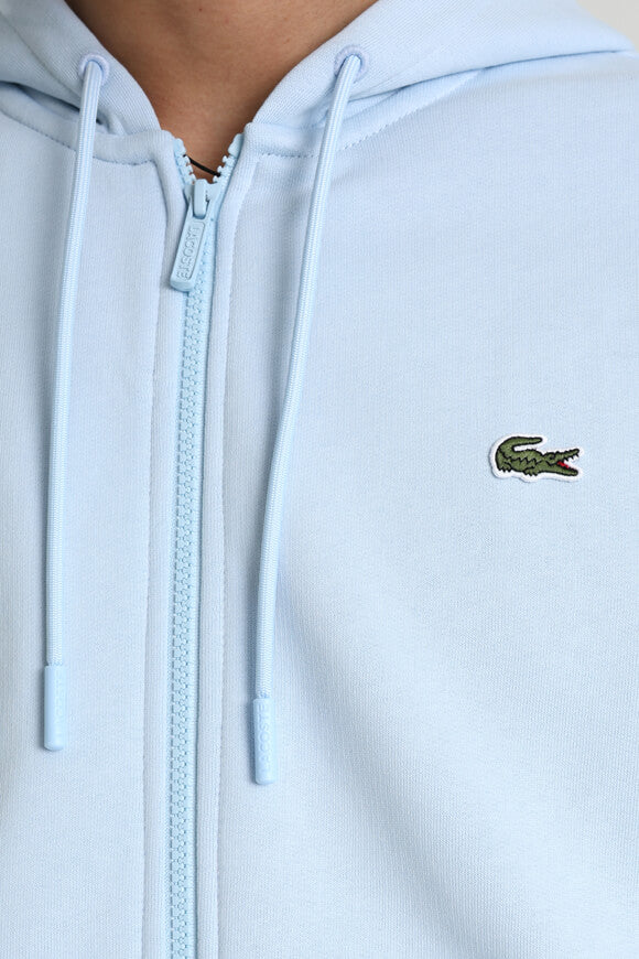 Kapuzensweatjacke - Light Blue