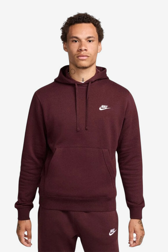 Sportswear Club Fleece Kapuzensweatshirt - Burgundy Crush