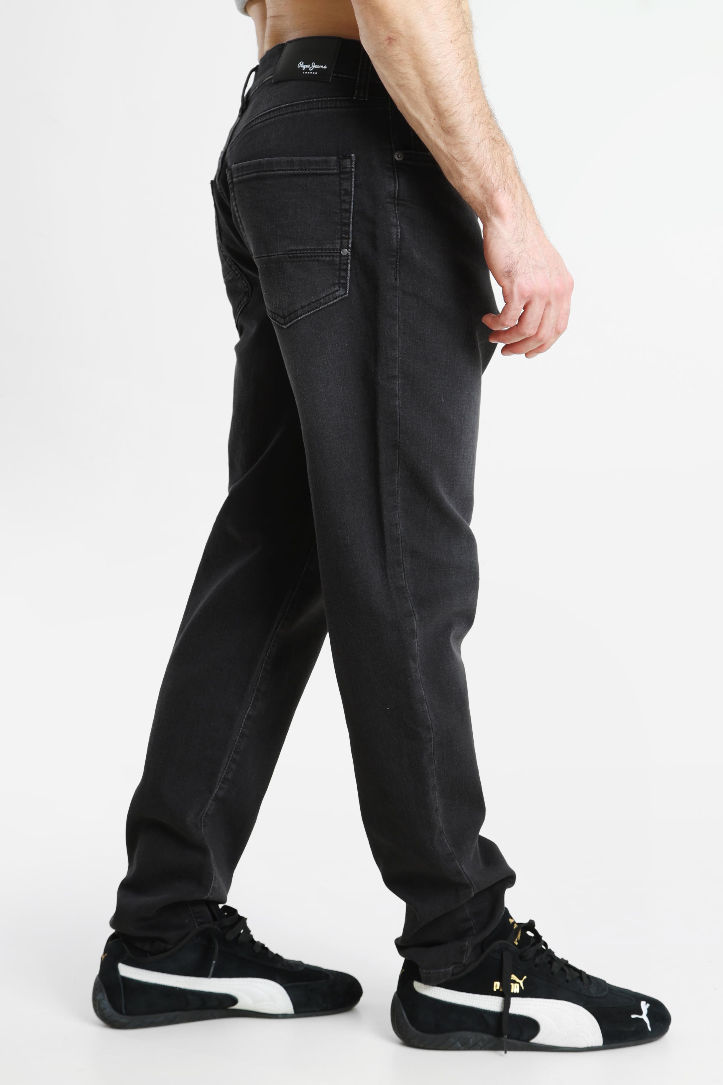 Jeans Regular Fit L32 - Black Denim