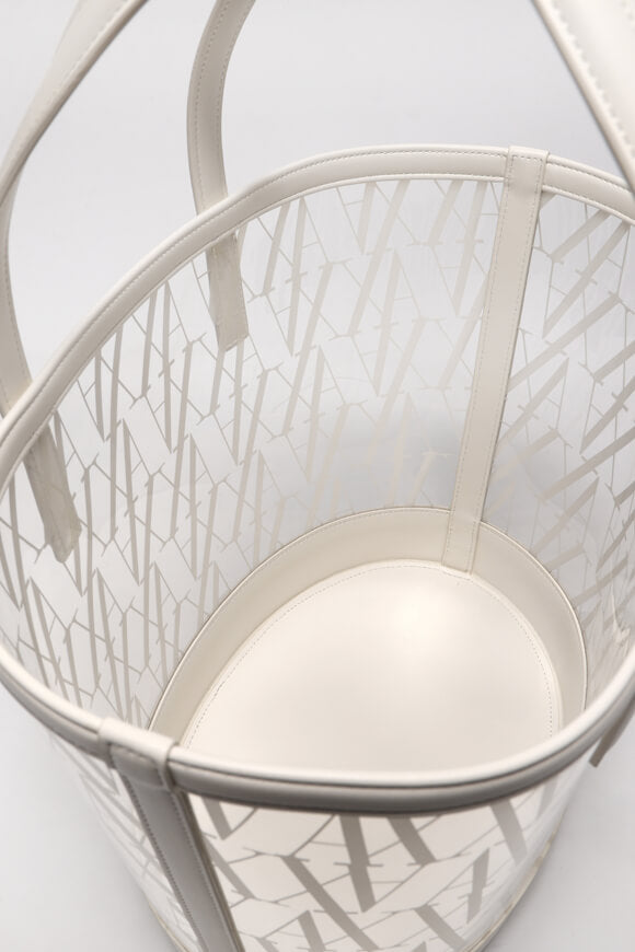 Shopper - Bianco + trasparente