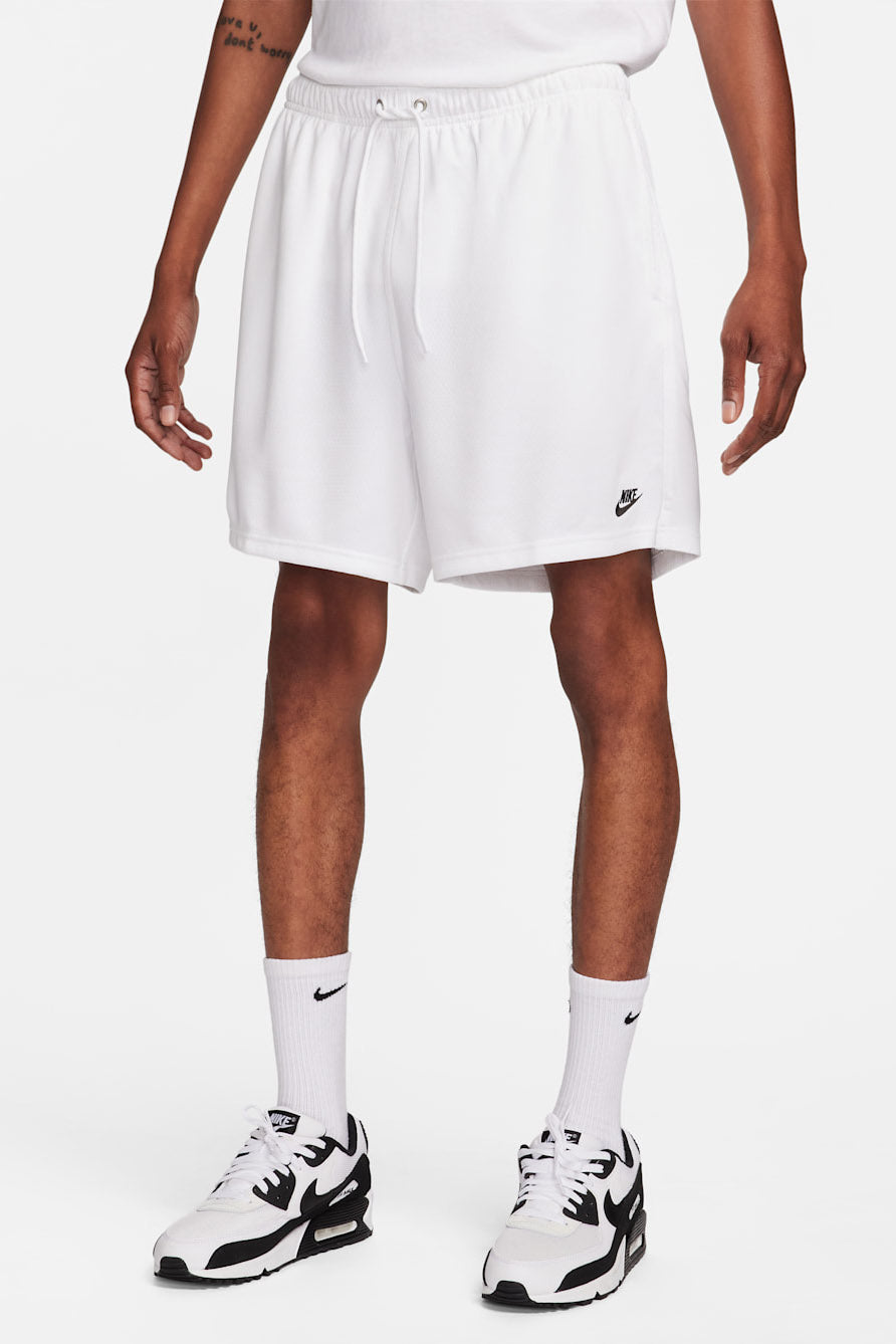 Short en mesh - White