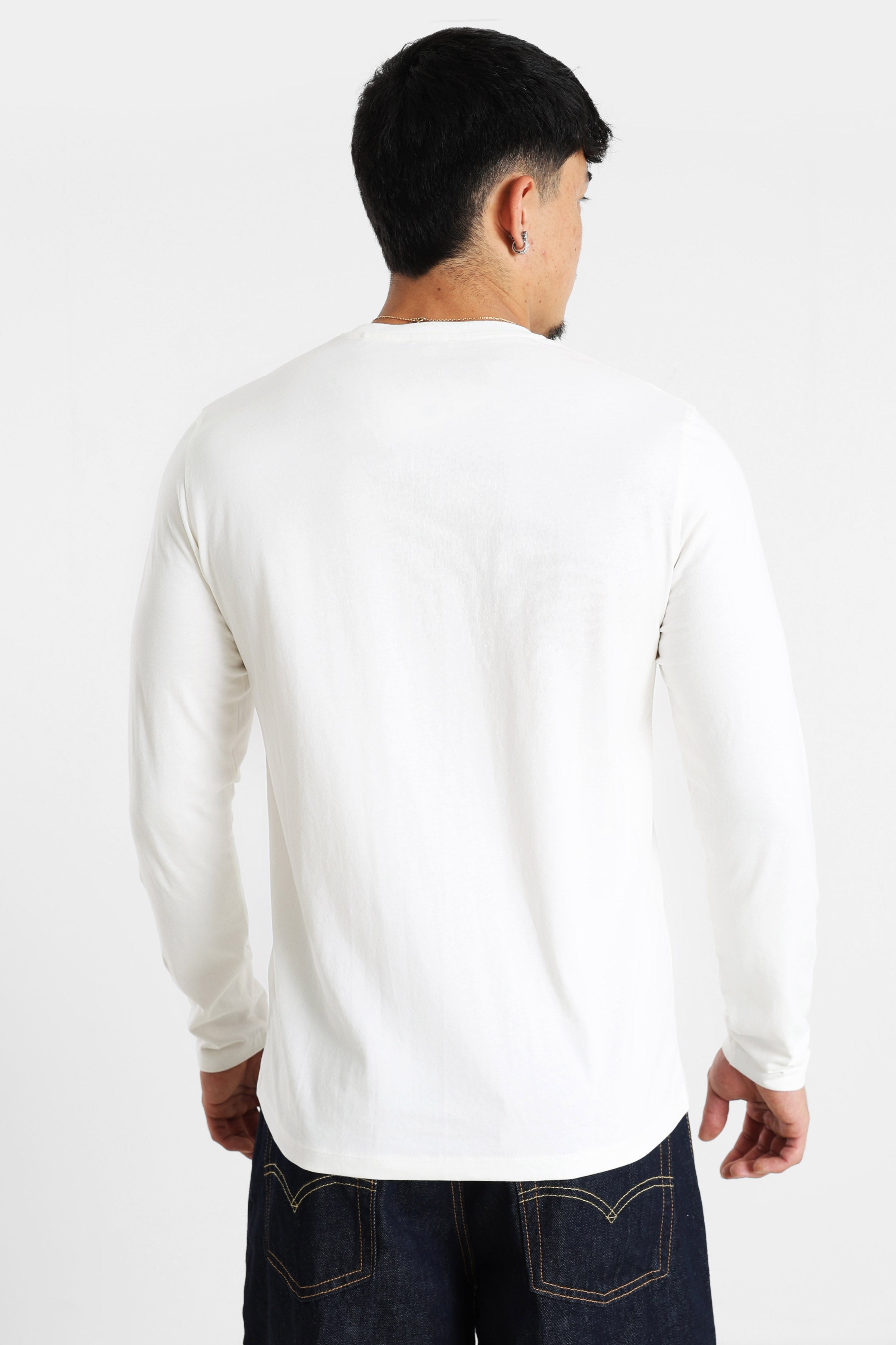 Akio Langarmshirt - Offwhite