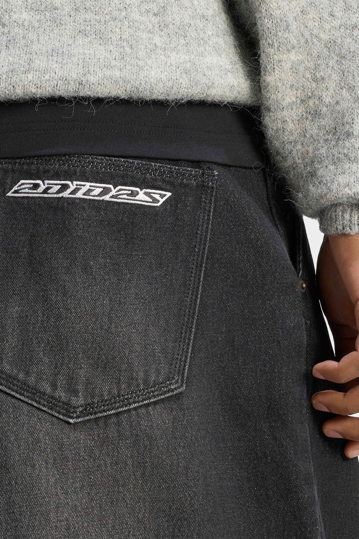 Jean wide leg - True Black Denim