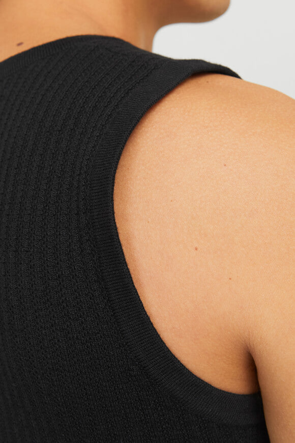 JORMARRAKECH loose knit tank top - Black