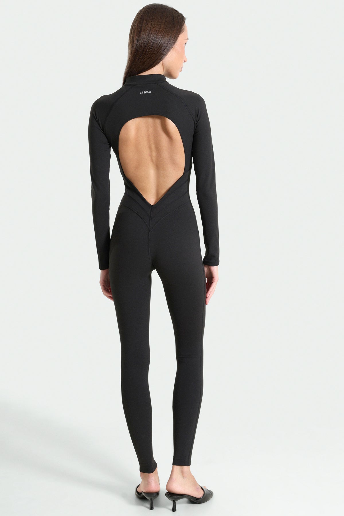 Langer Overall - Schwarz