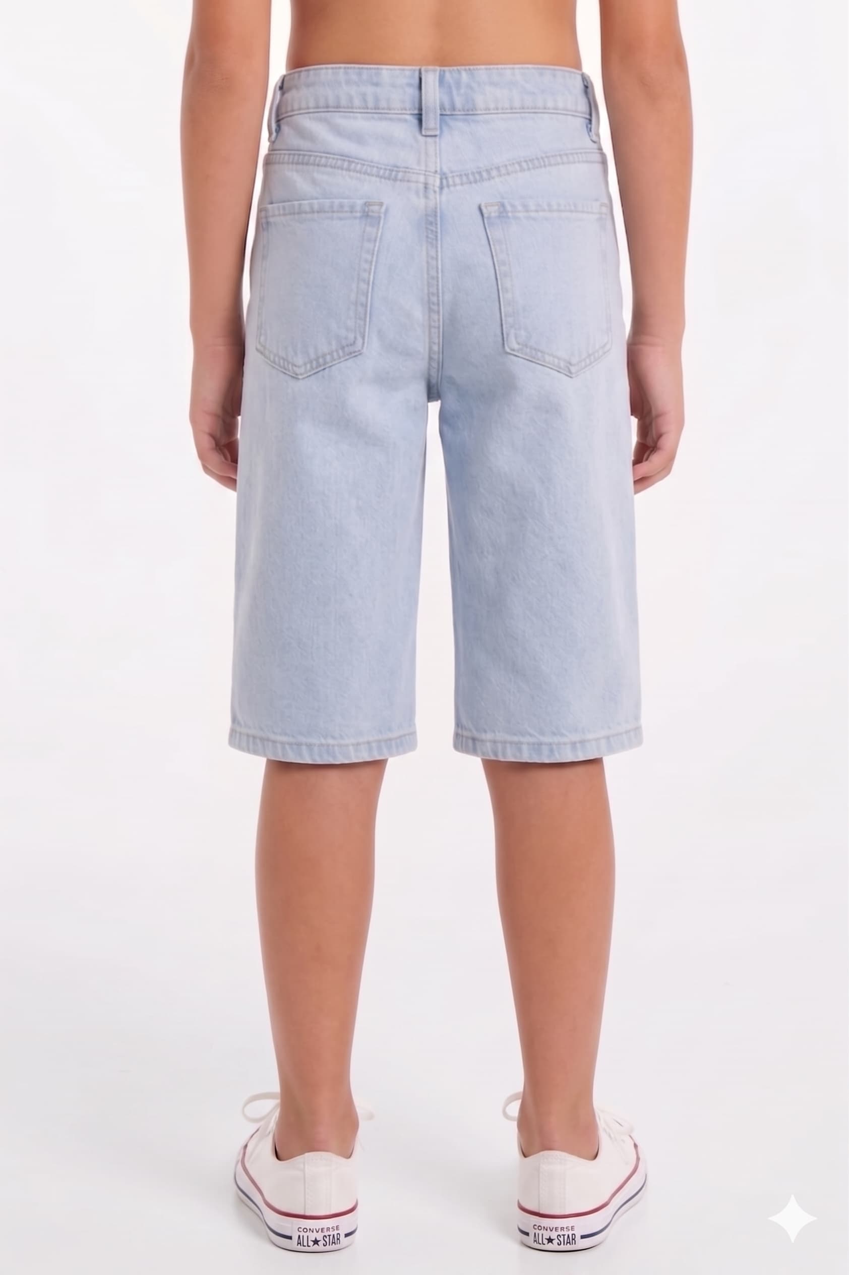 Jeans Bermudashorts - Blue Washed
