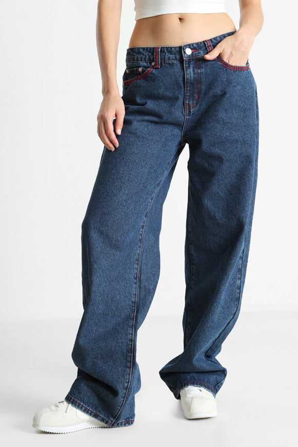 Baggy Jeans - Dunkelblau Denim