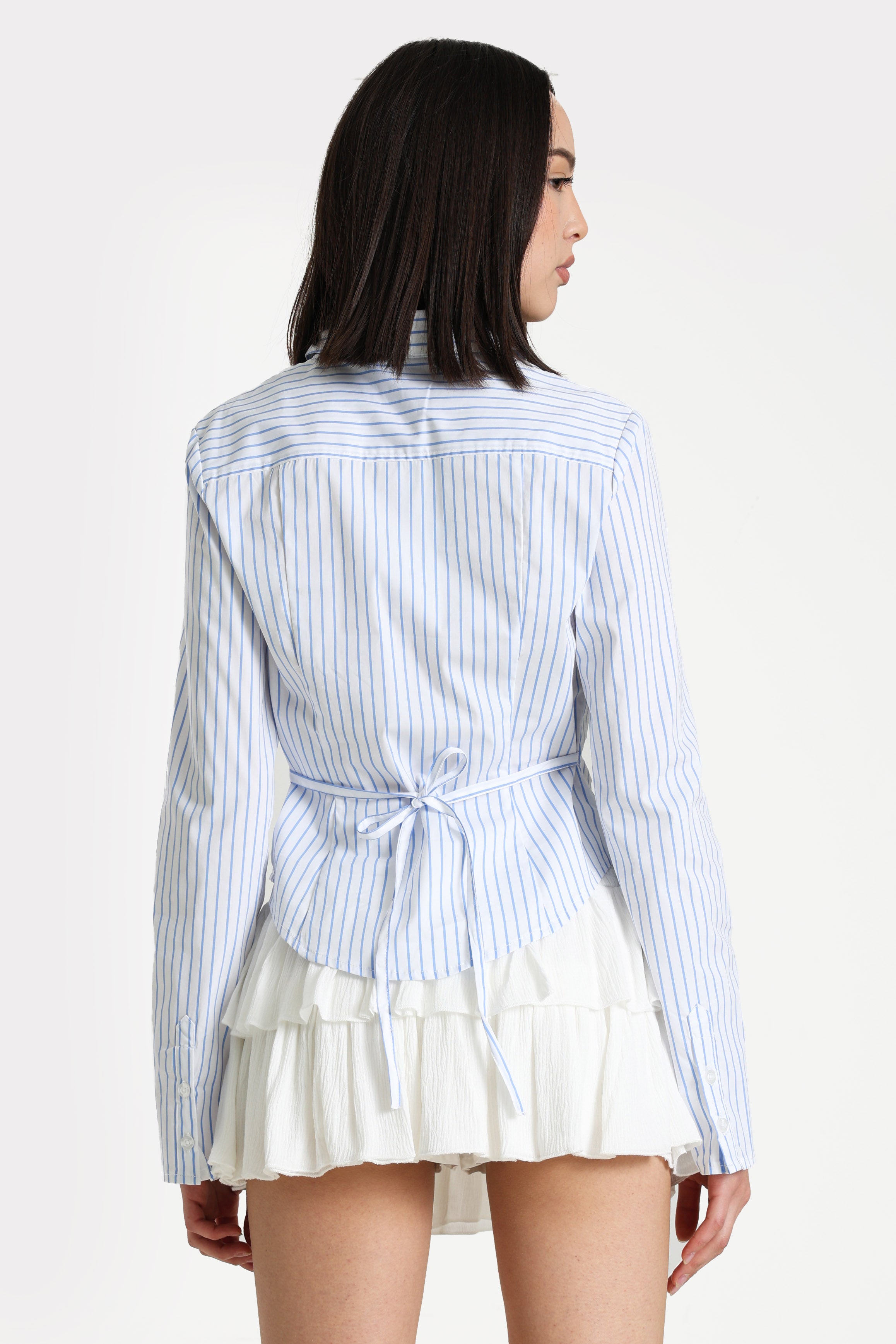 Camicia - Bianco + Bleu clair