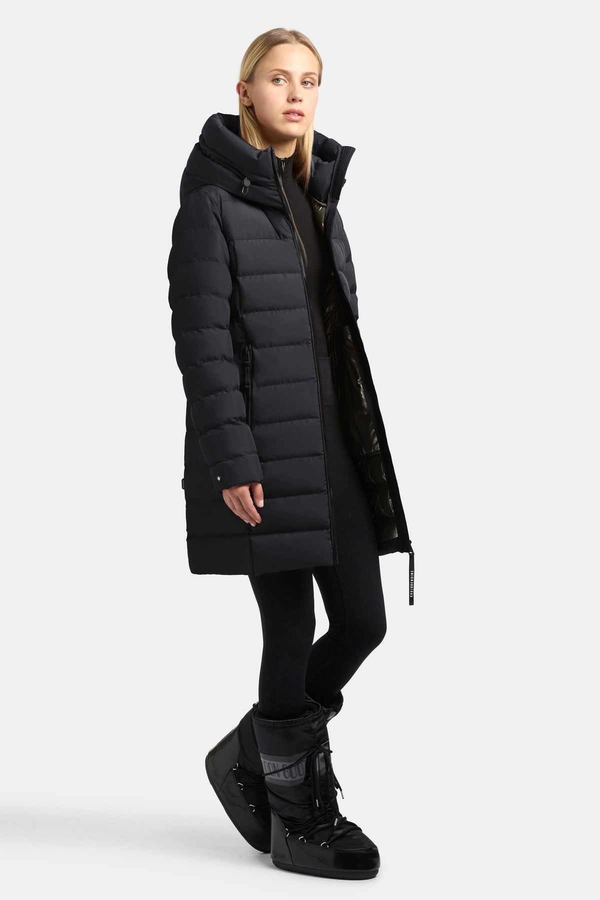 Nekar quilted coat - Black
