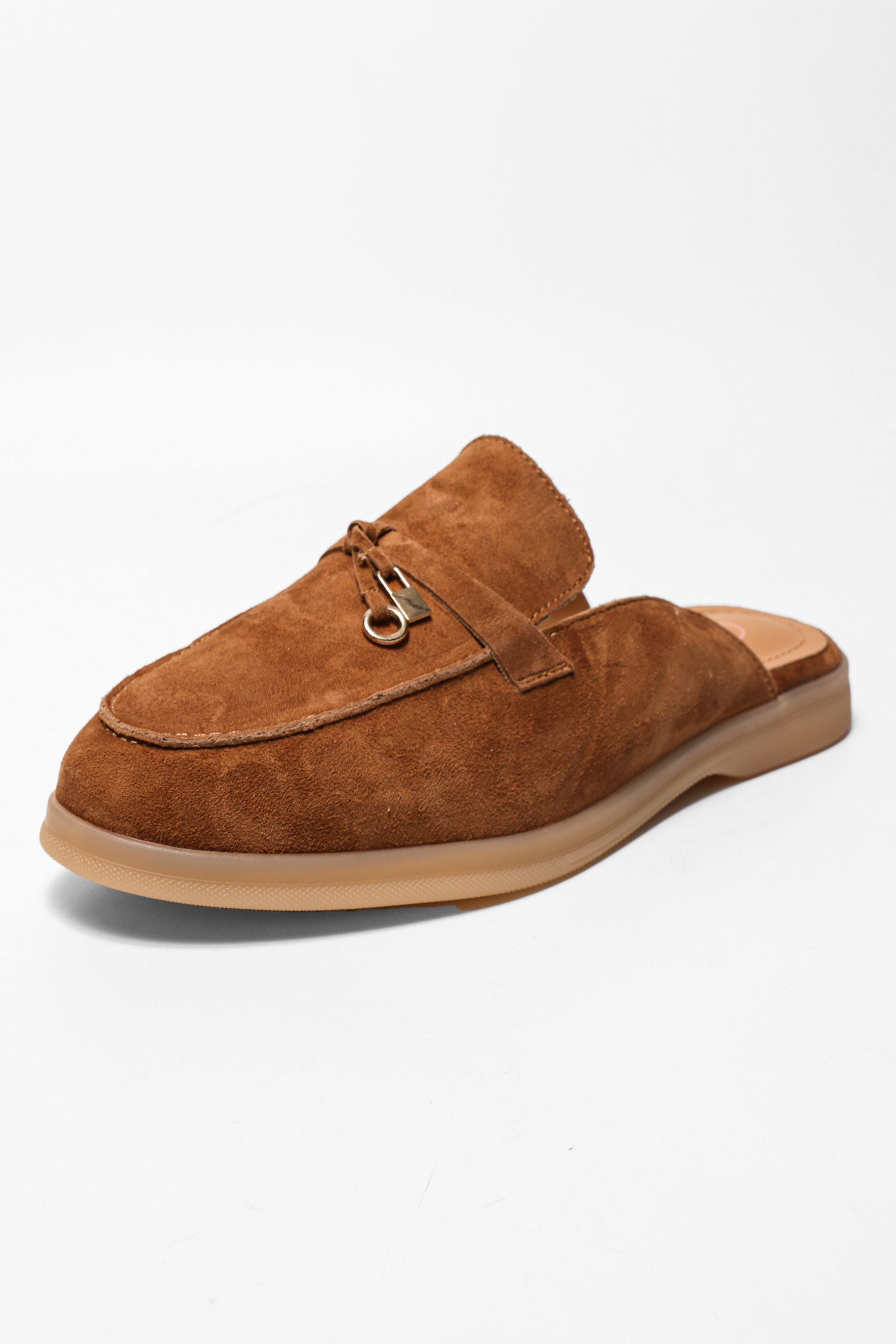 Wildleder Mules - Camel