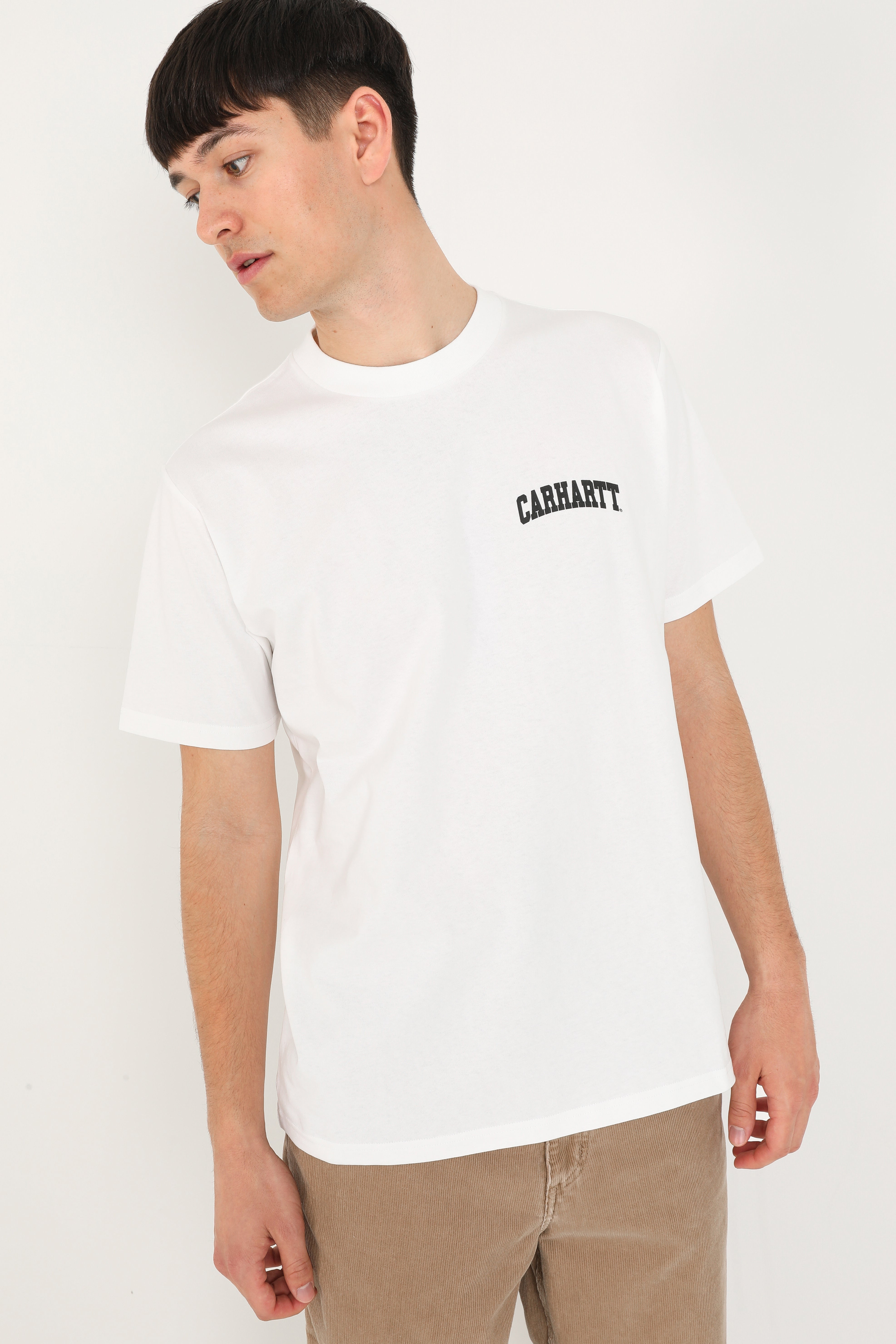 University Script T-Shirt - White