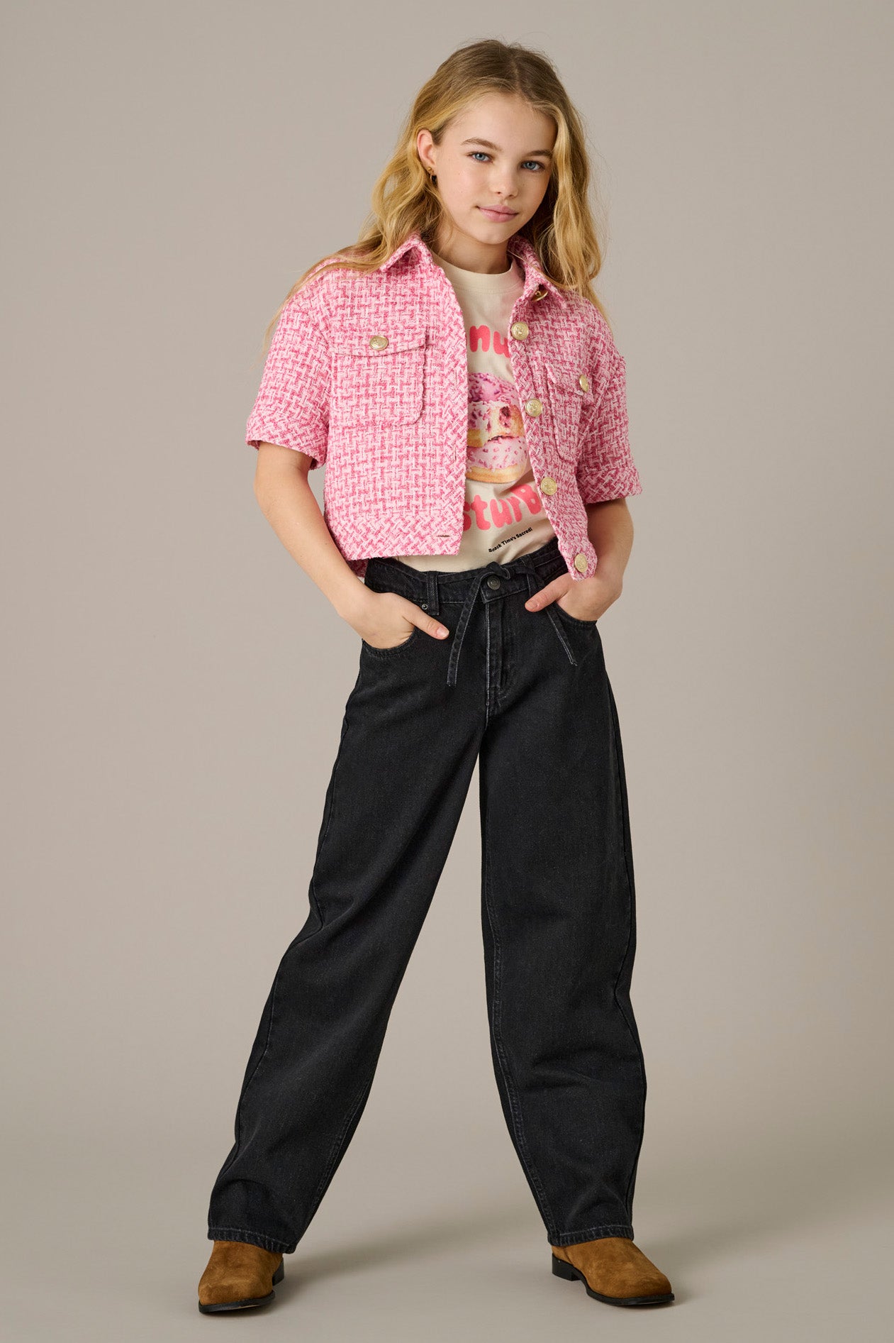 KOGGIANNA jean balloon fit - Washed Black