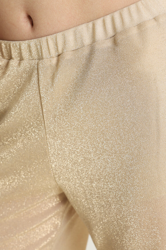 Glitter pants - gold