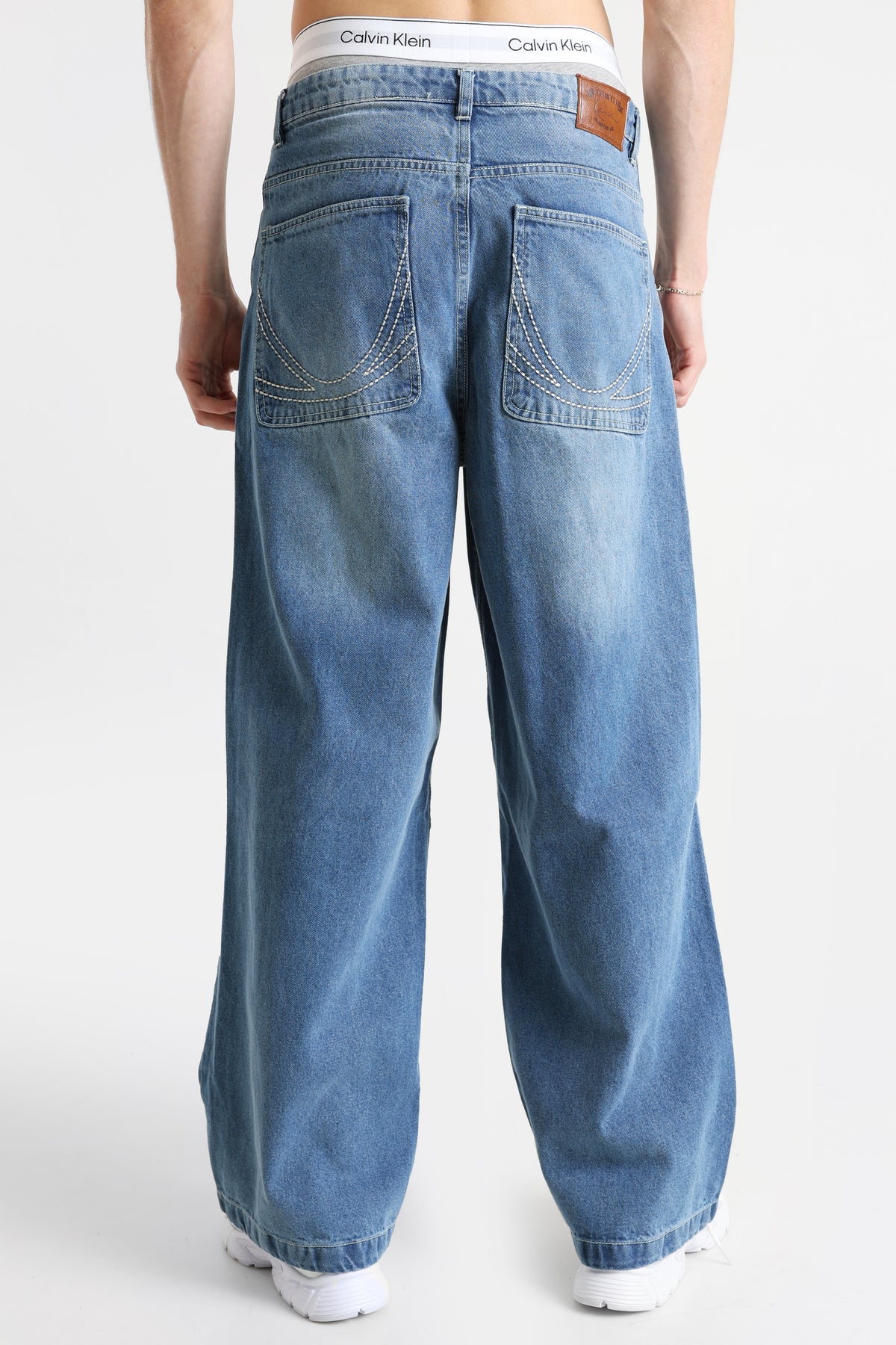 Baggy Fit Jeans - Vintage Blue