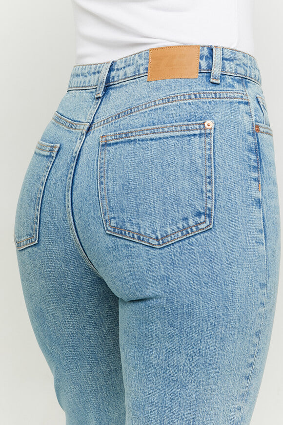 Mom Fit Jeans - Blue Denim