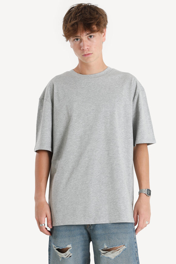 T-shirt oversize - grigio screziato