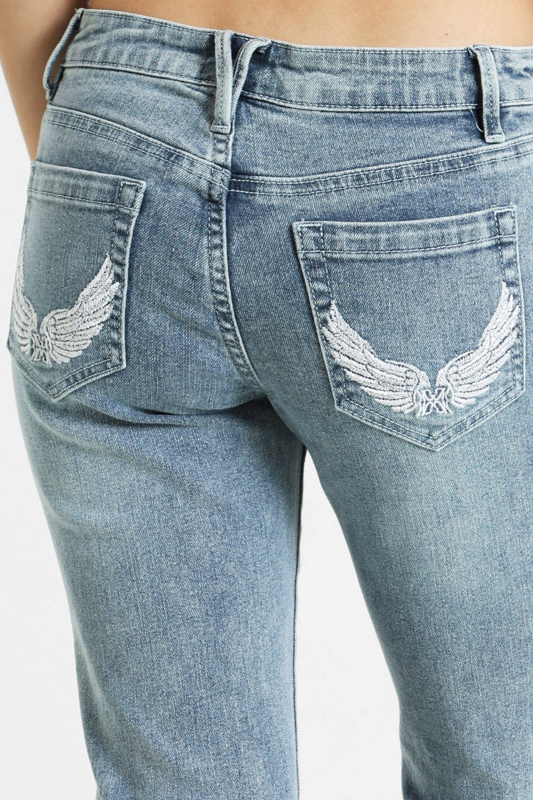 Flared Jeans - Gewaschen Blau