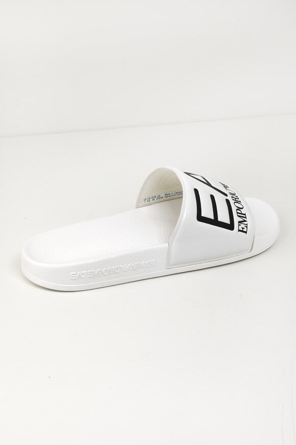 Pantoletten - Weiss + Schwarz