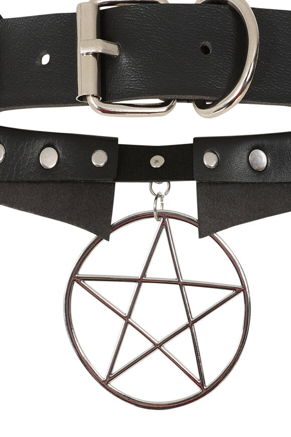 Collier ras de cou - Black + Silver