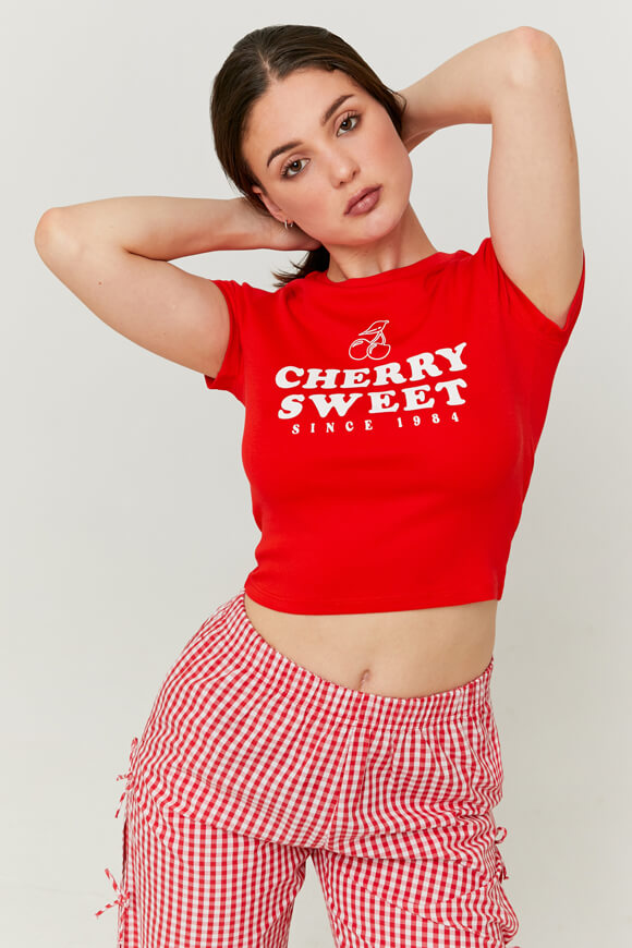 Crop T-Shirt - Red