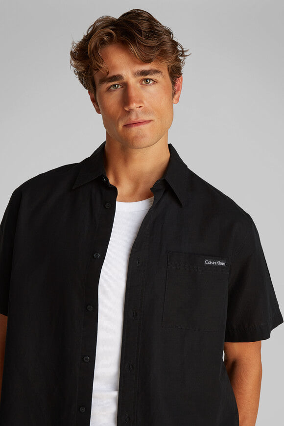 Chemise en lin - Black