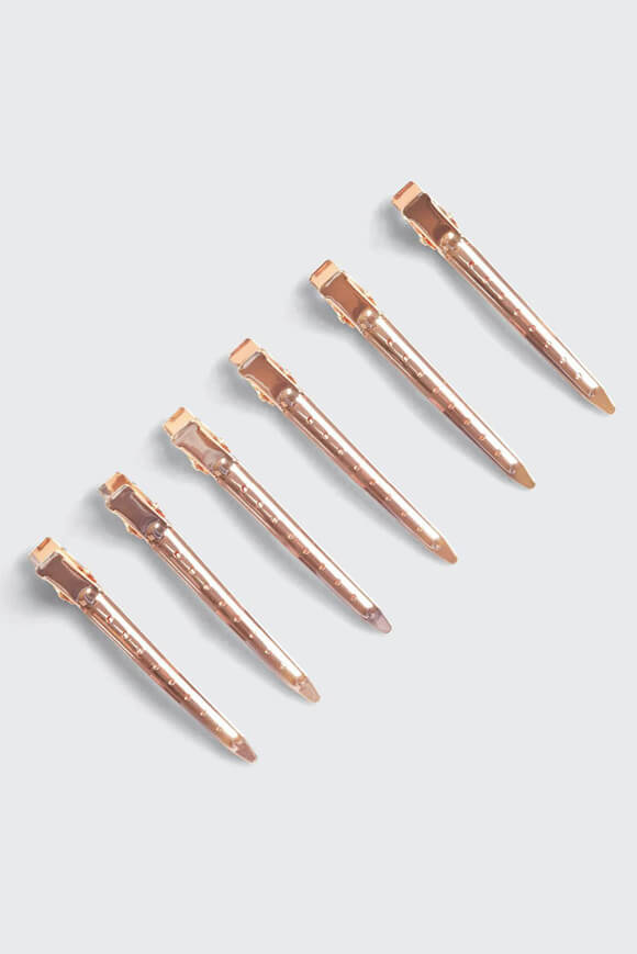 Haarspangen-Set - Rosa Goldfarbe