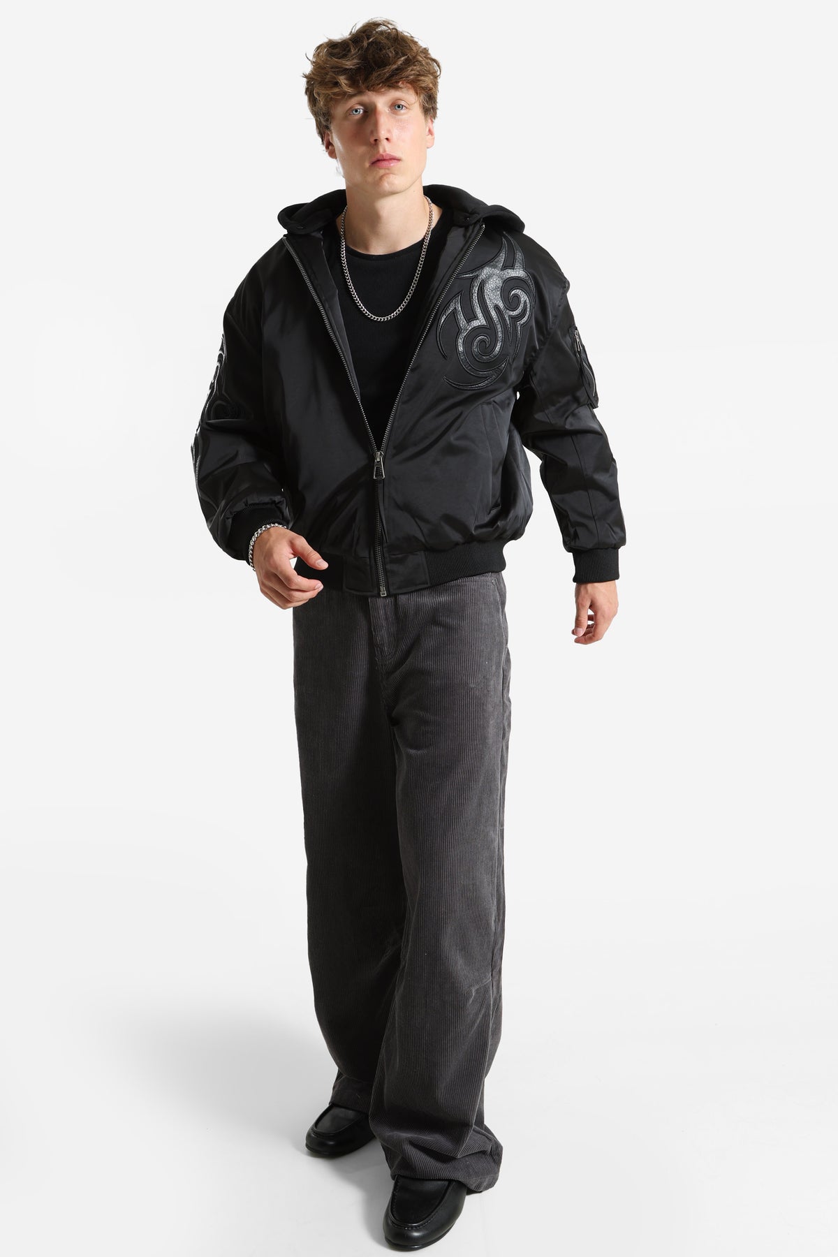 Wattierte Bomberjacke