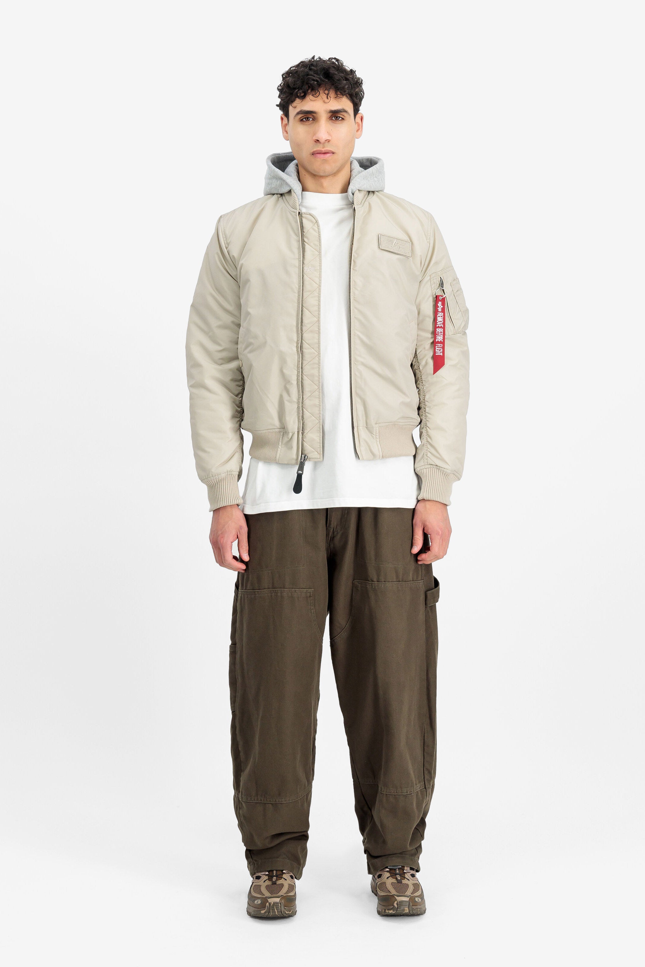 Veste bomber ouatée - Organic Beige