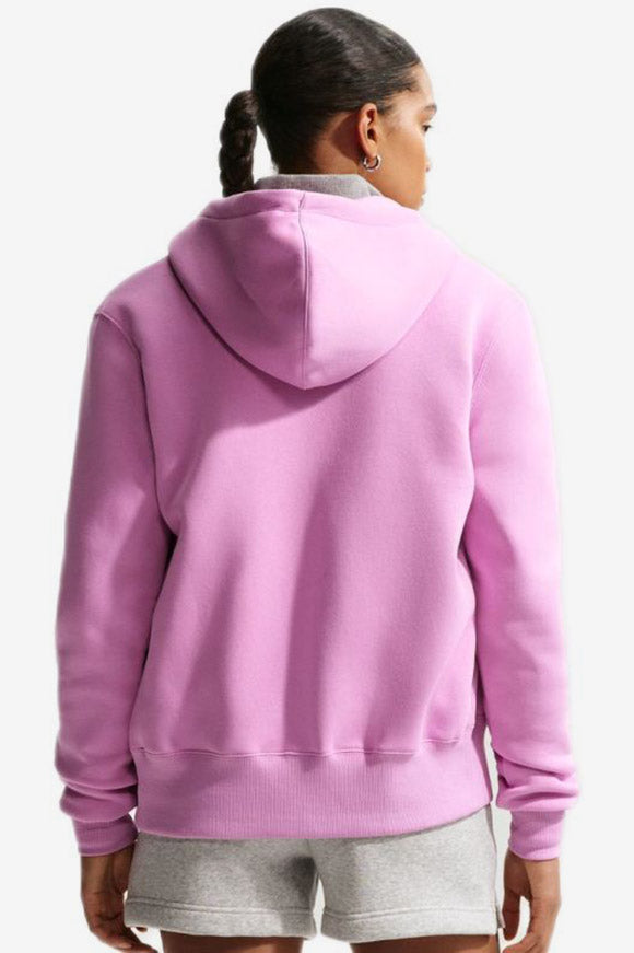 Phoenix Fleece Kapuzensweatjacke - Magenta + Sail