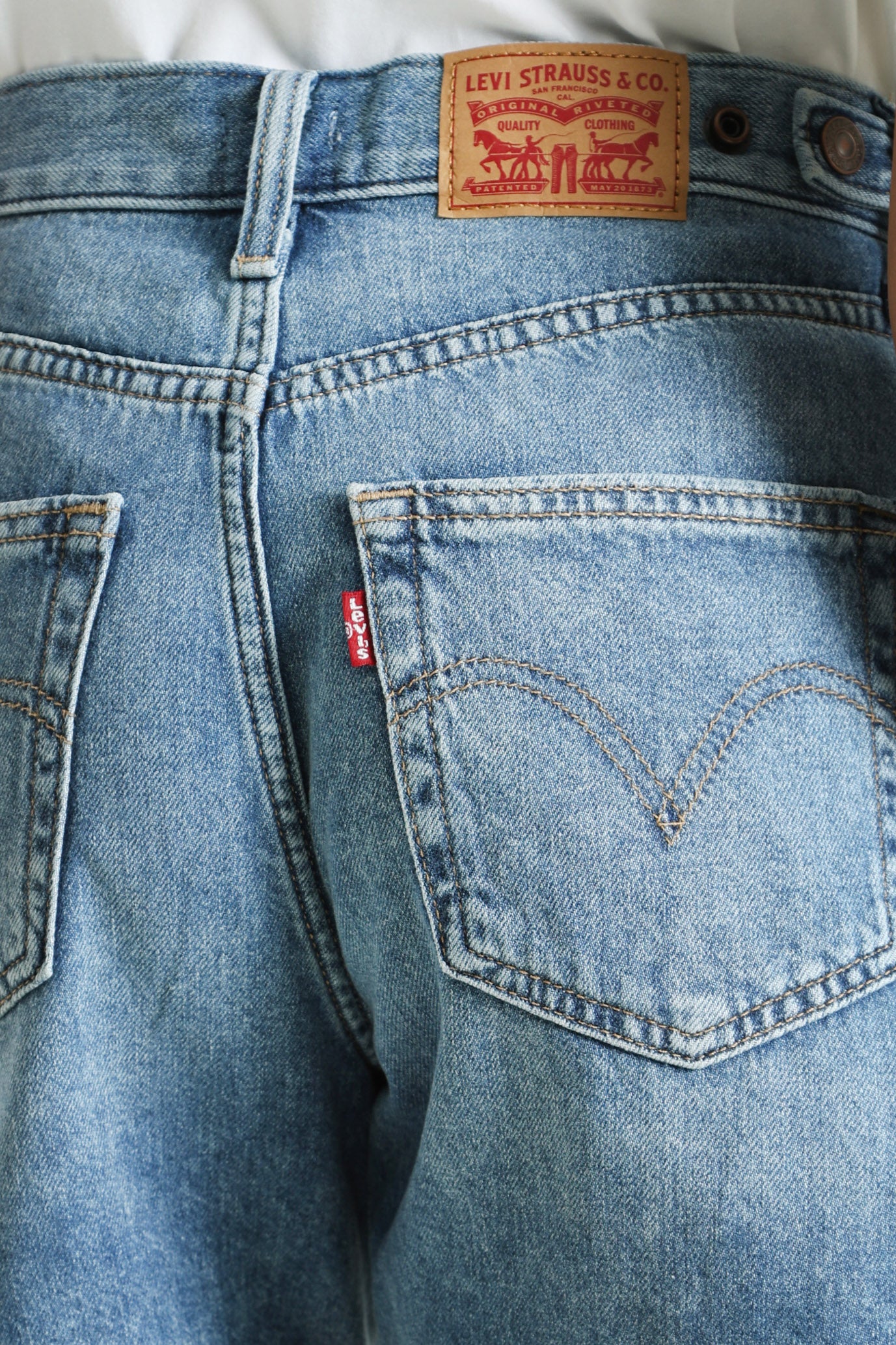 Cinch Jeansshorts - Blue Denim