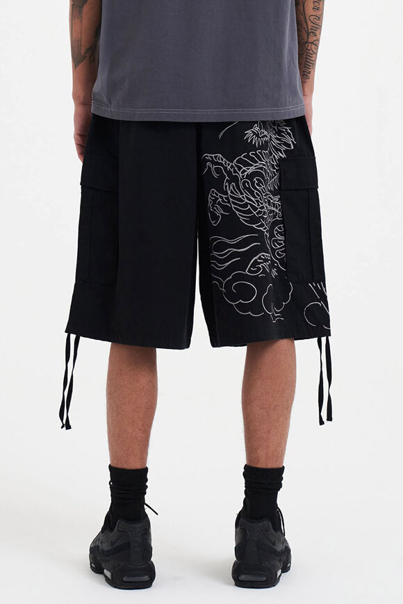 Drag Battle Cargoshorts - Black