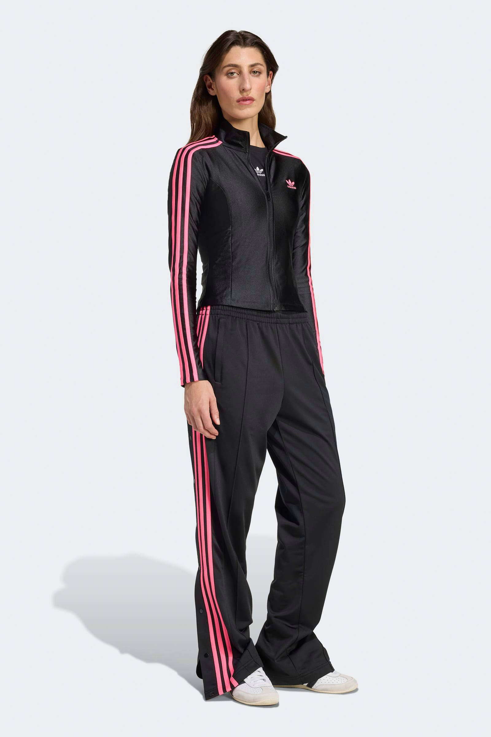 Adibreak Pantalon d'entraînement - Black + Lucid Pink