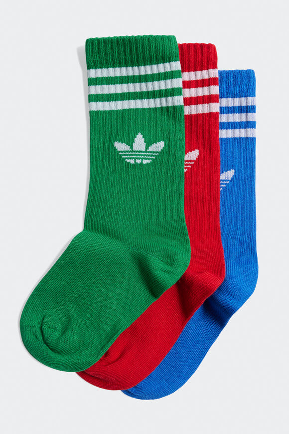 Dreierpack Socken - Better Scarlet + Blue + Green
