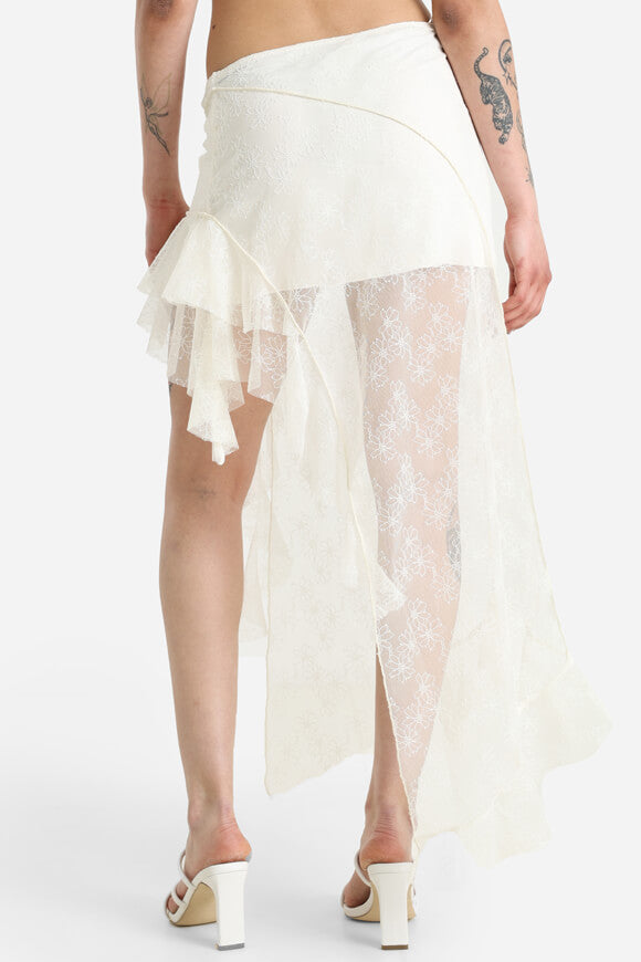 Mesh skirt - Offwhite