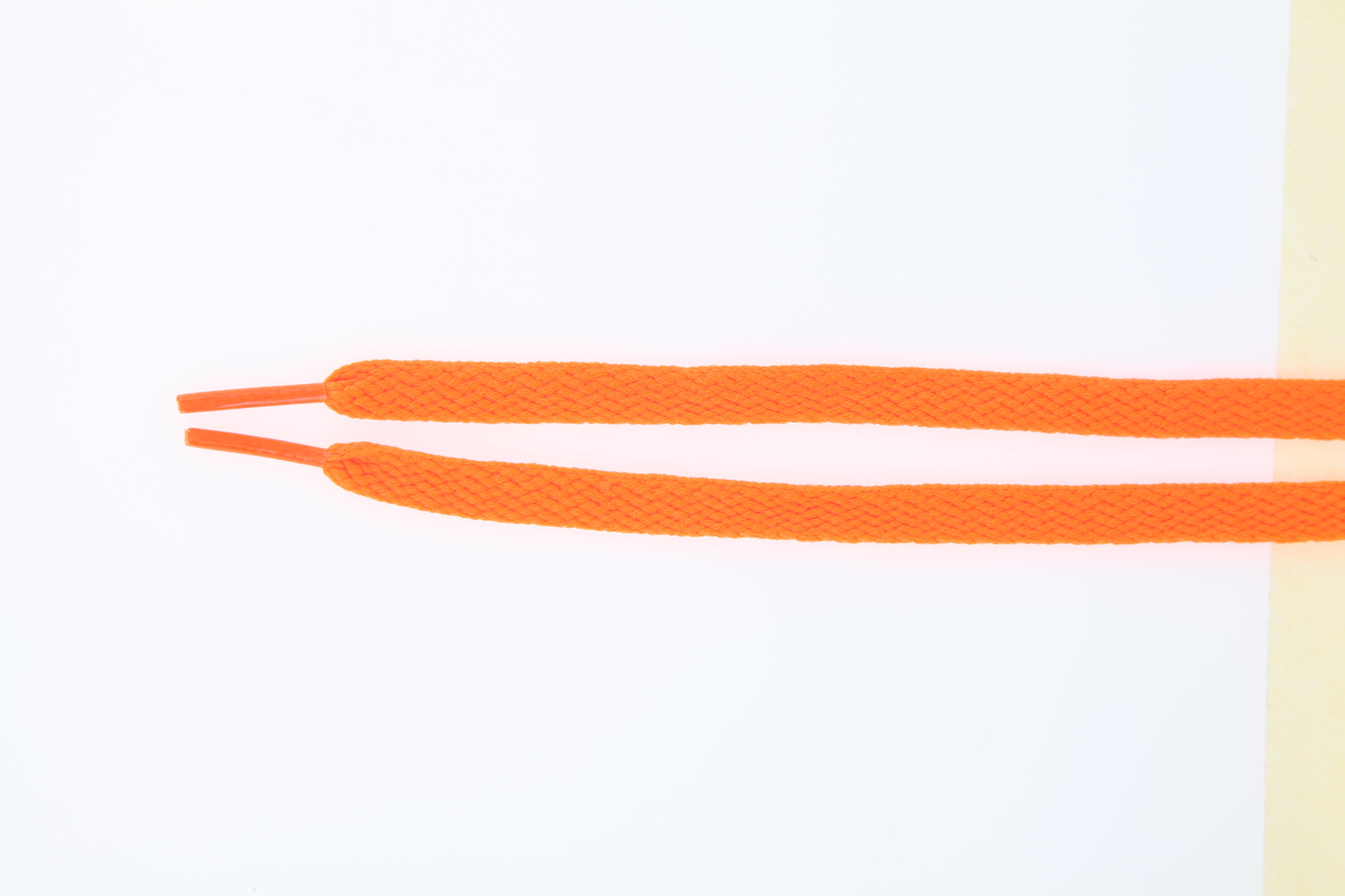 Lacci piatti - Arancione neon