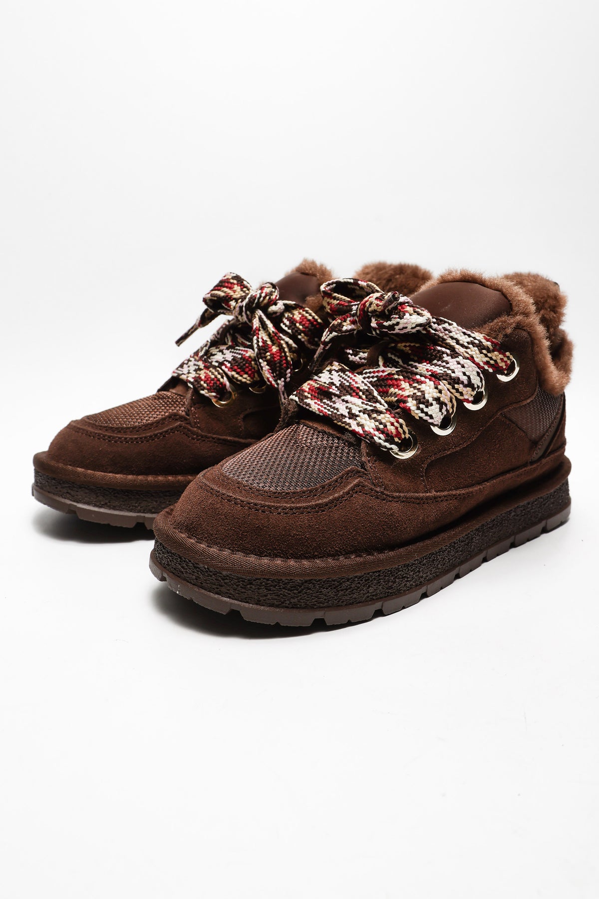 Sneaker gefüttert - Dark Brown
