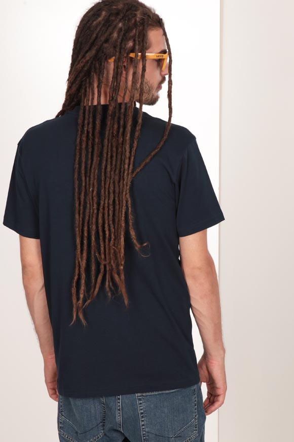 T-Shirt - Navy + Blanc