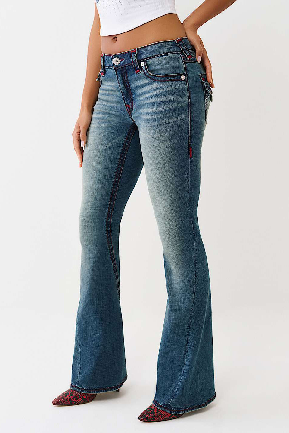 Joey Flare Jeans - Dark Wash