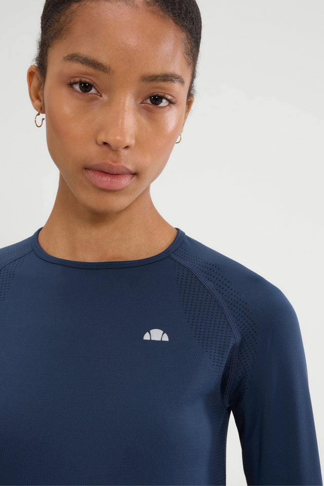 D'Irene shirt court manches longues seamless - Navy