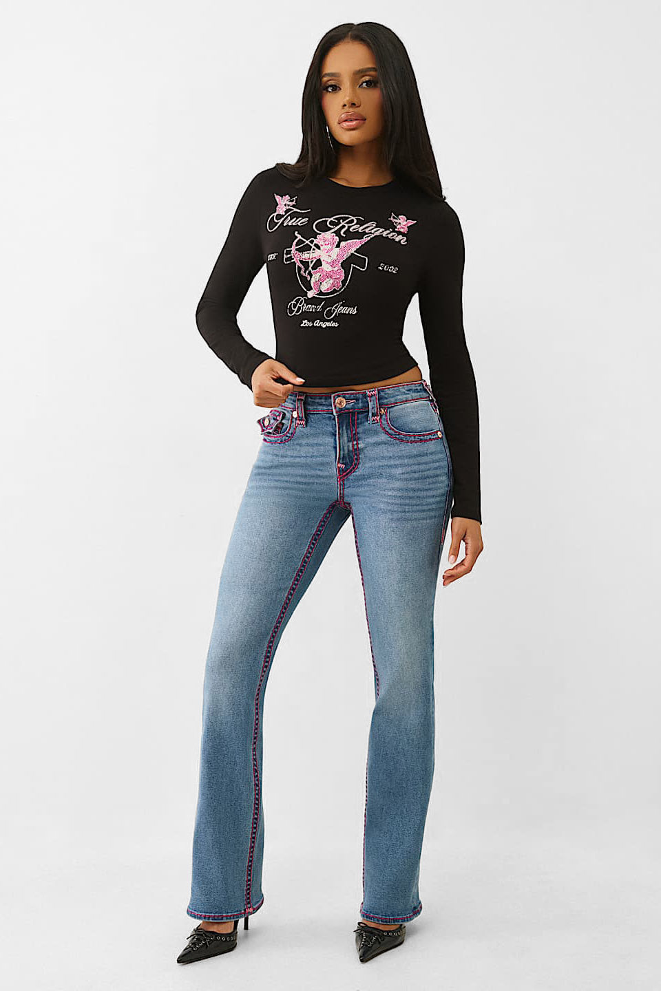 BECCA Bootcut Jeans - Crystal Flash