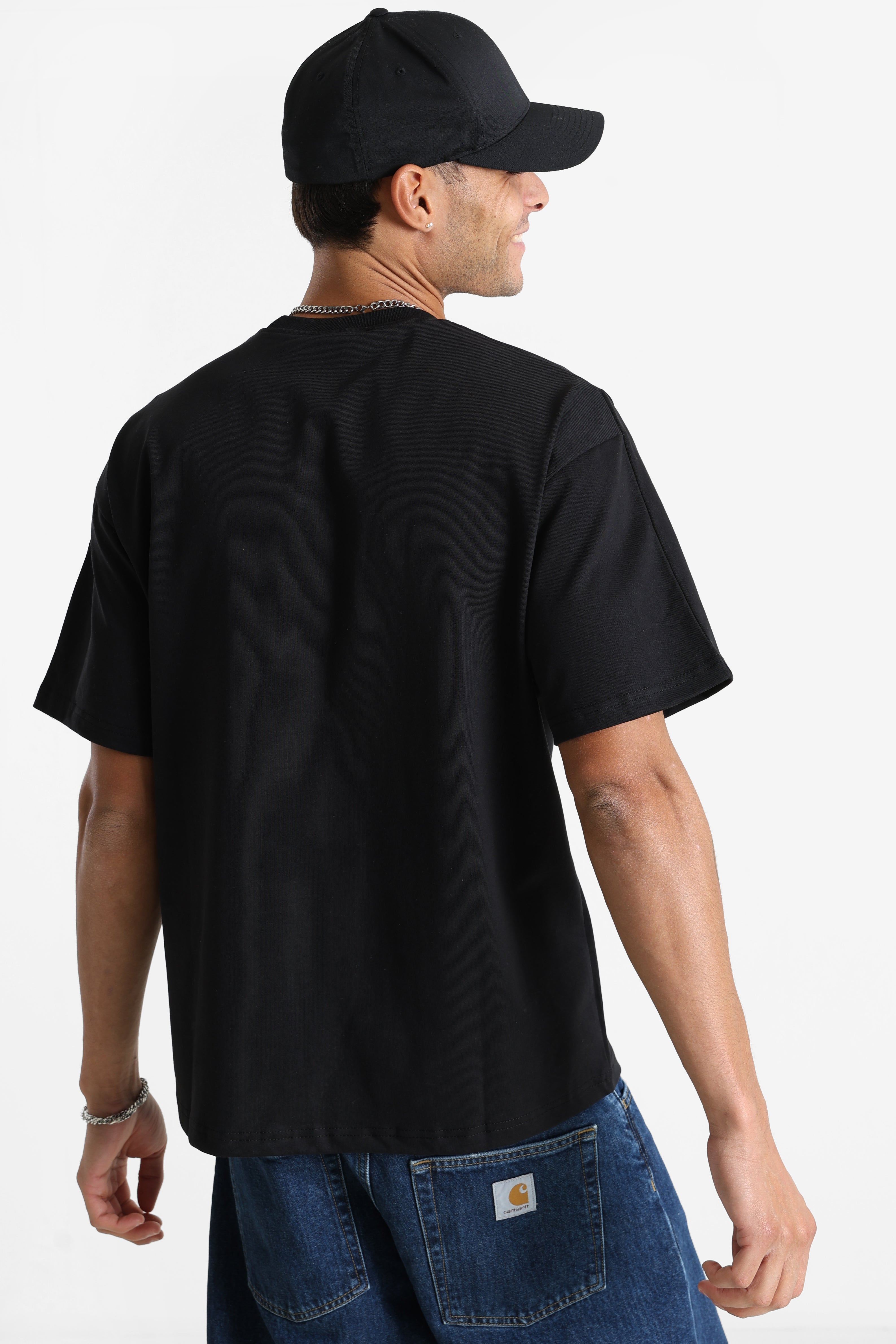 Maglietta Heart - Nero + Rosa